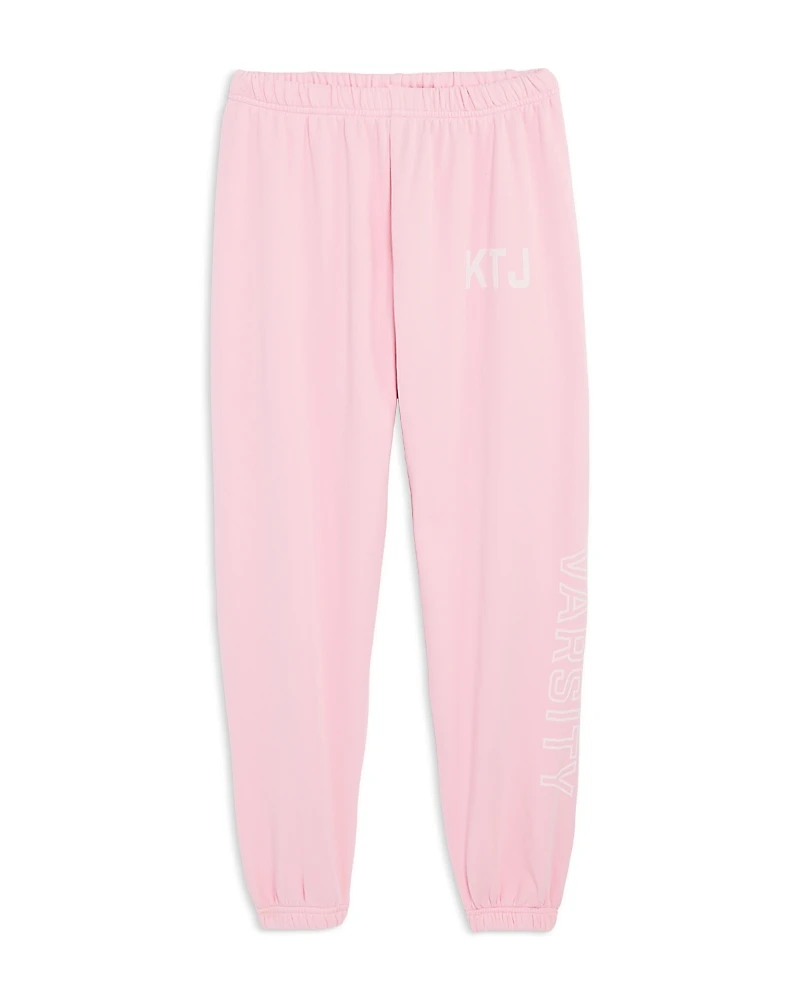 KatieJnyc Girls' Ktj University Jogger Sweatpants - Big Kid