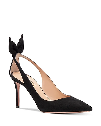 Aquazzura Women's Bow Tie 85 Pumps