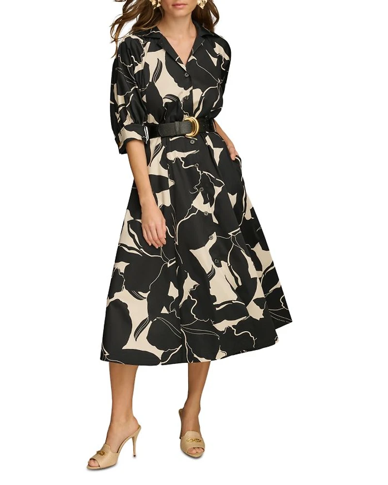 Belted Shirt Dress