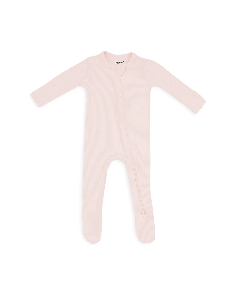 Kyte Baby Unisex Zip Up Ribbed Footie