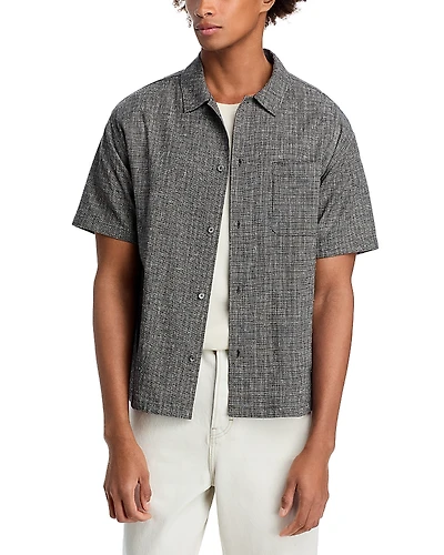 Frame Men's Textured Short Sleeve Shirt