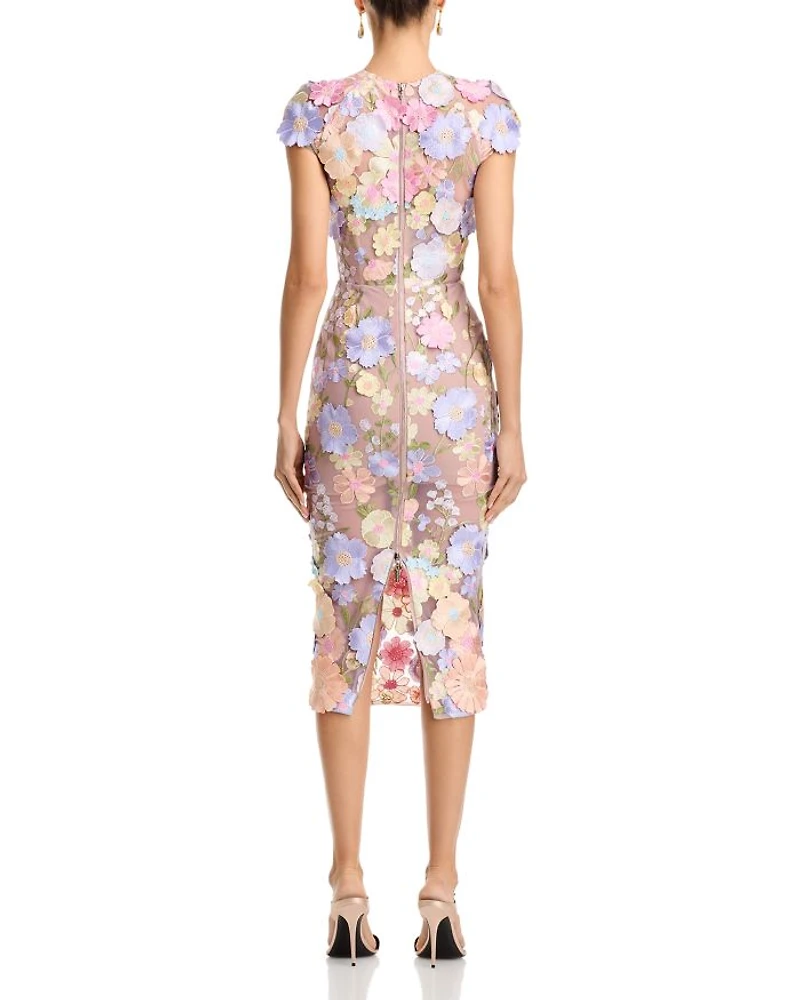 Jasmine Cap Sleeve Midi Dress