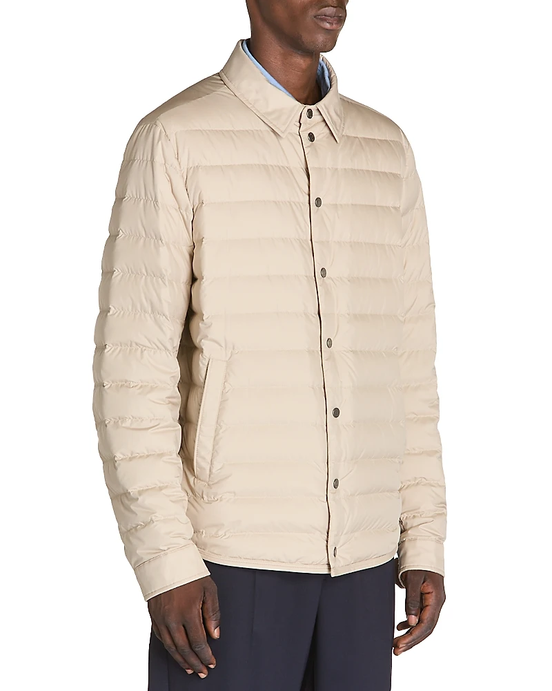 Moncler Bourdon Quilted Shirt Jacket