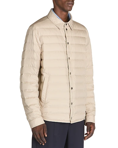 Moncler Bourdon Quilted Shirt Jacket
