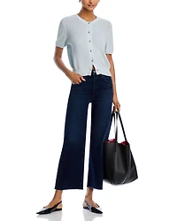 Epic Andi High Rise Cropped Wide Leg Jeans Ashland