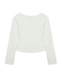 Girls' Keyhole Knit Top - Big Kid