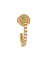 Small Etincelle de Cartier Hoops Earrings 18K Gold and Diamonds