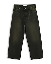 Wide Leg Jeans Black Sand