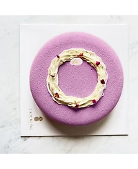 Ube Blackberry Entremet Cake