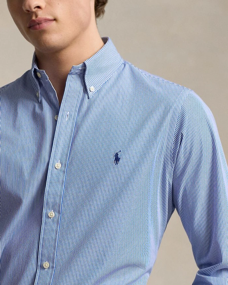 Cotton Poplin Classic Fit Button Down Shirt