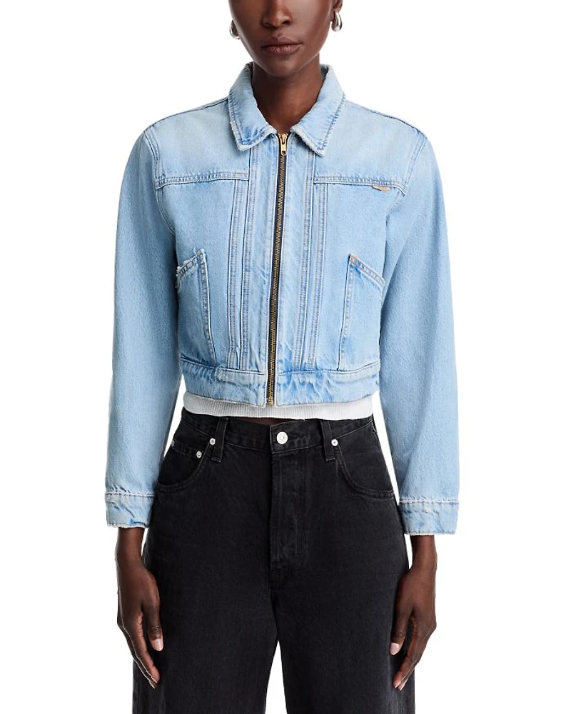 The Duo Short Denim Jacket
