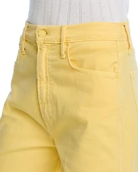 The Maven High Rise Wide Hem Ankle Jeans Chalk It Up