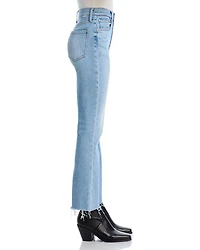 The Tripper Flood High Rise Fray Flare Jeans Look Ma No Hands