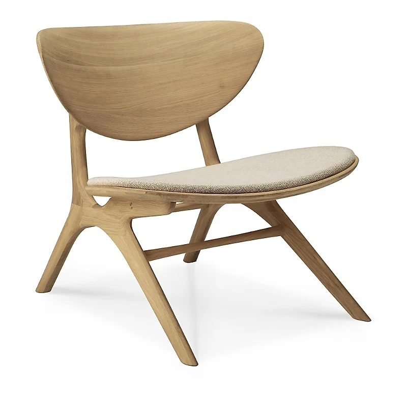 Ethnicraft Eye Lounge Chair with Cushion