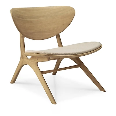 Ethnicraft Eye Lounge Chair with Cushion