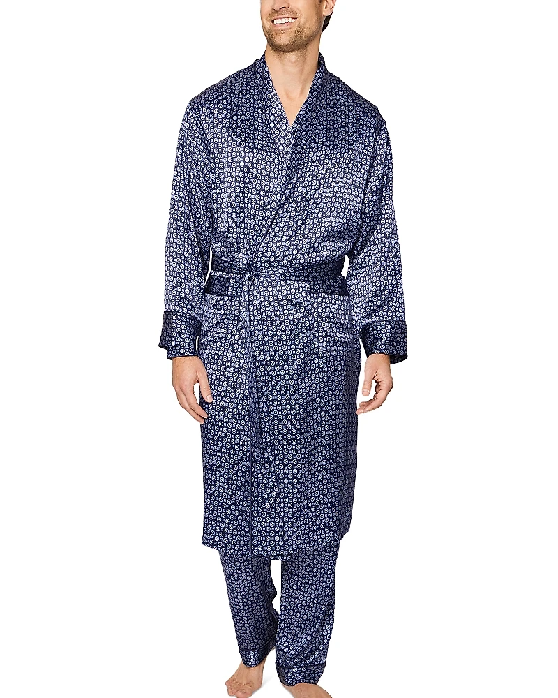 Petite Plume Silk Foulard Robe