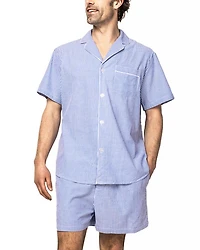 Brushed Cotton Twill Stripe Short Pajama Set