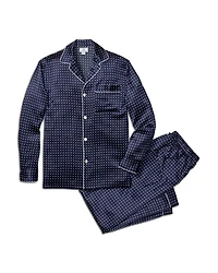 Silk Polka Dot Pajama Set