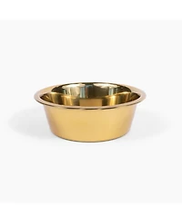 Large Smoke Grey Double Bowl Pet Feeder, 2 Quart Bowls