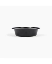 Medium Smoke Grey Double Bowl Pet Feeder, 1 Quart Bowls