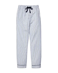 Cotton Twill Ticking Stripe Pajama Pants