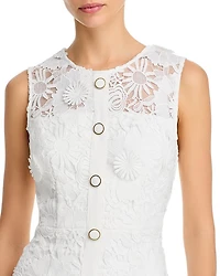 Judy Cady Lace Combo Mini Dress