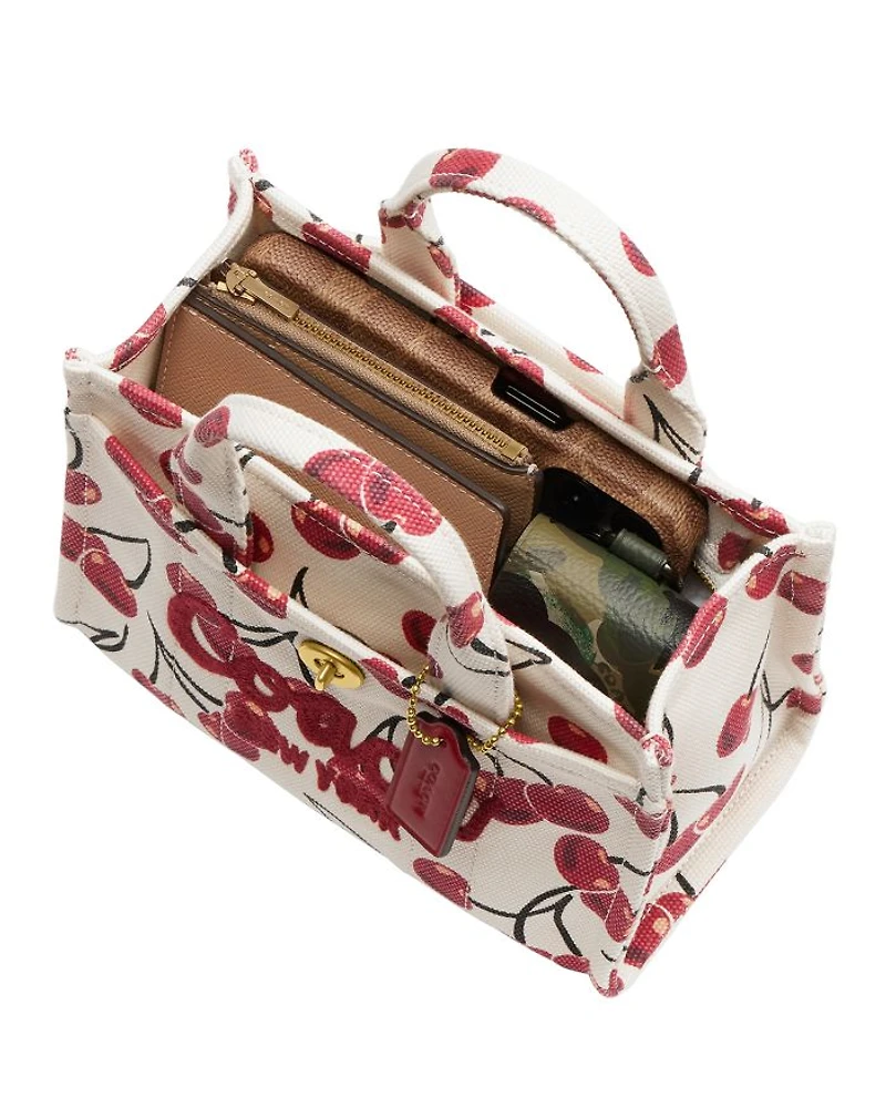 Cargo Tote Bag 20 with Cherry Print