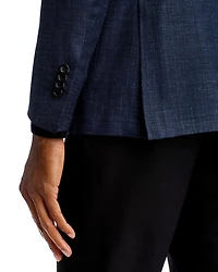 Kei Melange Hopsack Unstructured Regular Fit Sport Coat