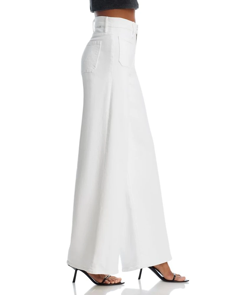 High Rise Patch Pocket Wide Leg Jeans Fairest of Them All