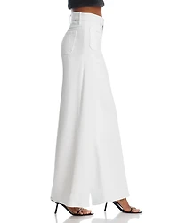High Rise Patch Pocket Wide Leg Jeans Fairest of Them All