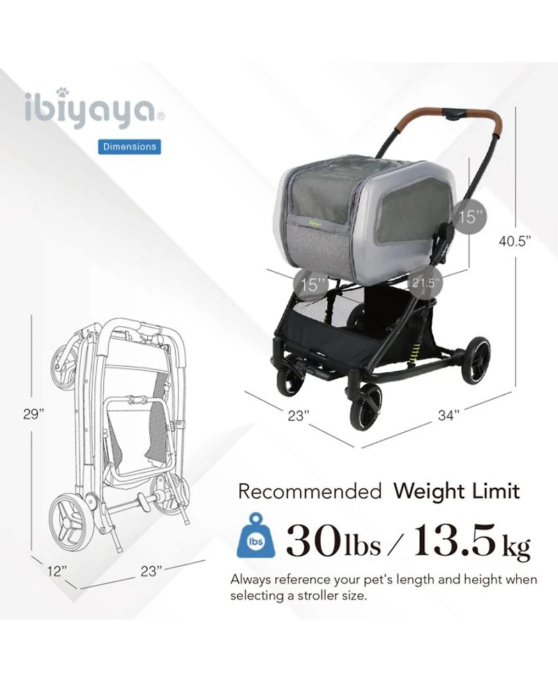 NeoRider Multi-purpose Detachable Pet Stroller-Wagon