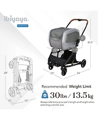 NeoRider Multi-purpose Detachable Pet Stroller-Wagon