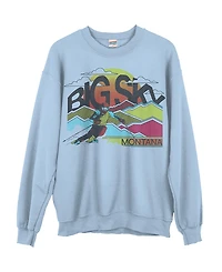 Junk Food Clothing Unisex Big Sky Montana Flea Market Fleece Sweatshirt