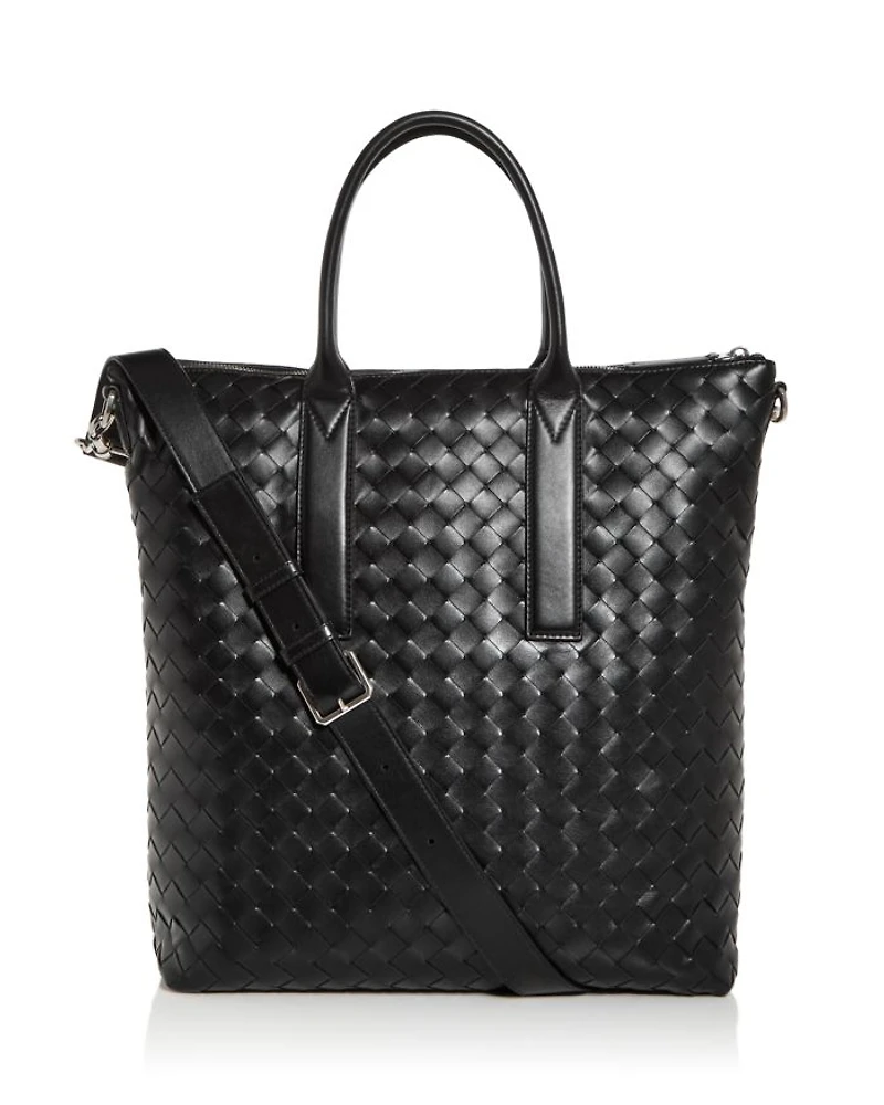 Intrecciato Leather Tote