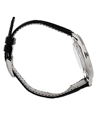 Master Ultra Thin Date Automatic Watch in White Gold and Alligator with Diamond Bezel 40mm