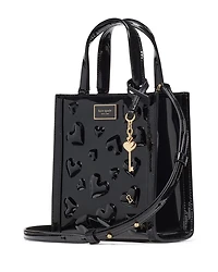 Manhattan Key To My Heart Embossed Patent Leather Mini Tote