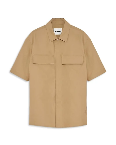 Jil Sander Short Sleeve Button Front Shirt