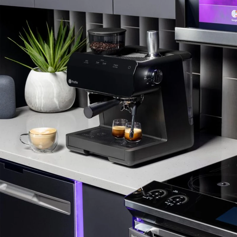 GE Profile™ Semi Automatic Espresso Machine + Frother
