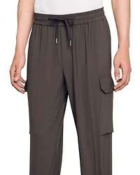 Elasticated Cargo Trousers