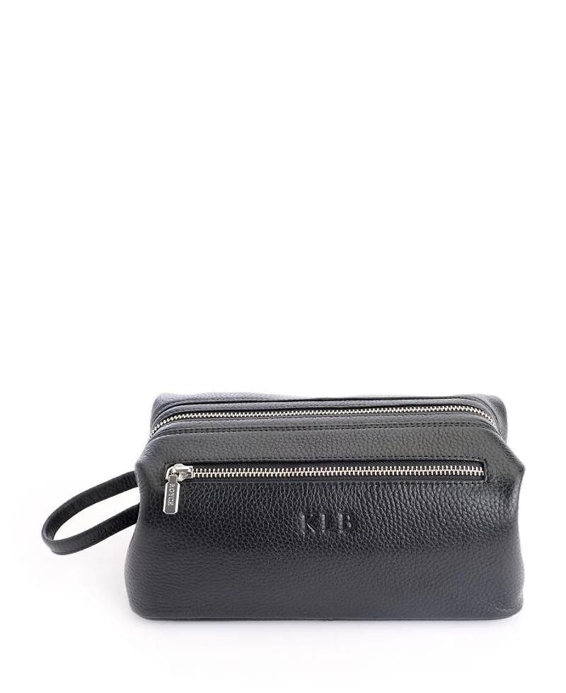 Classic Leather Toiletry Bag