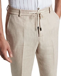 Linen Drawstring Jogger Pant