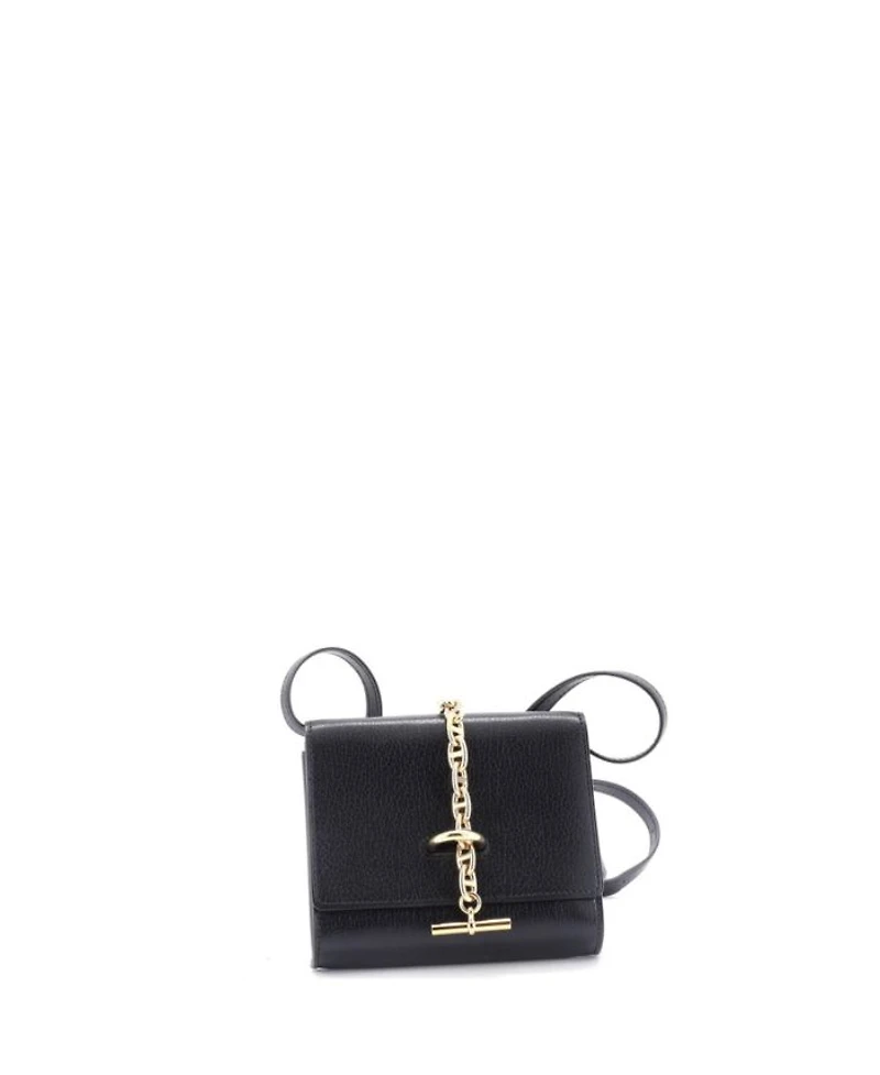 Chaine d'Ancre Compact Wallet on Strap Chevre Mysore