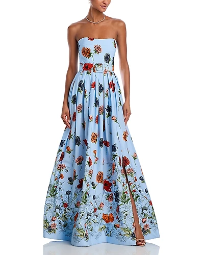 Cara Cara Greenfield Strapless Gown