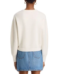 Collegiate Cashmere V Neck Cardigan Sweater