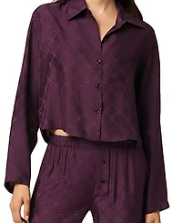 Handcuff Jacquard Cropped PJ Top