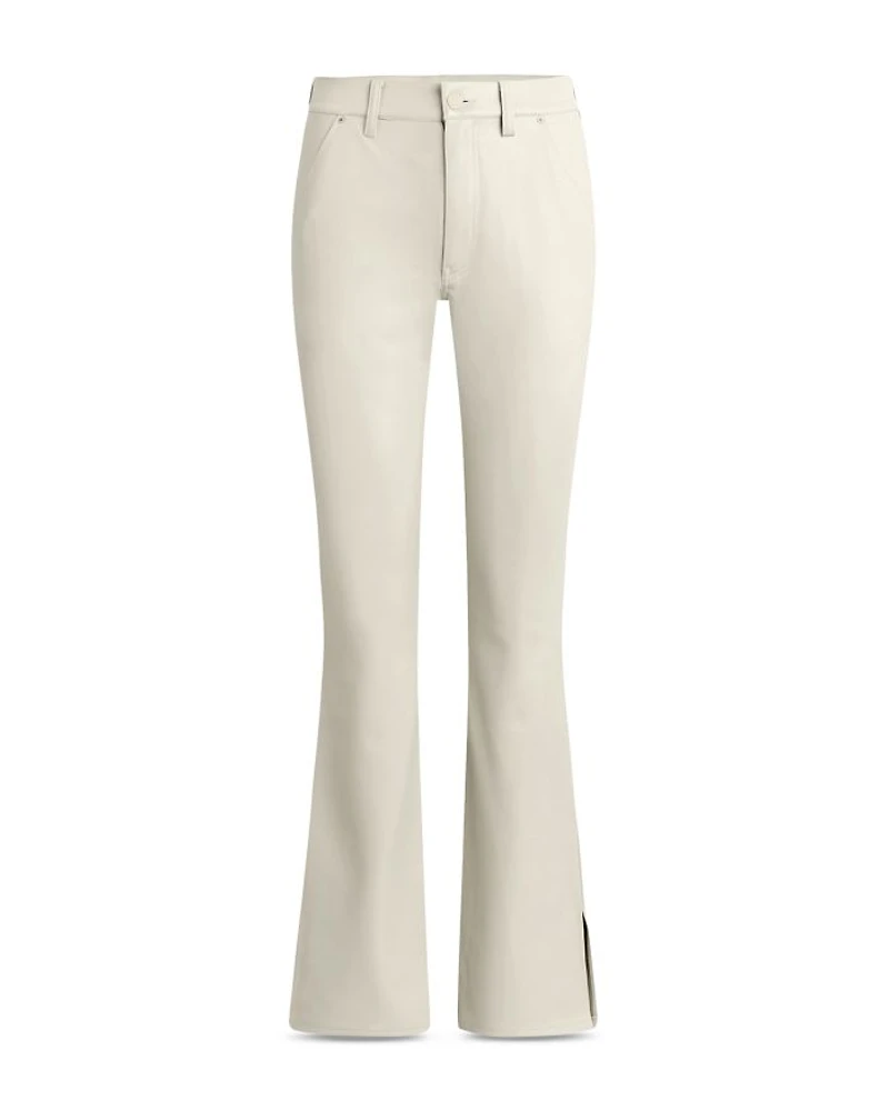 Barbara High Rise Bootcut Jeans Creme