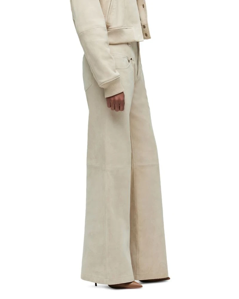 Jodie Wide Leg Suede Pants