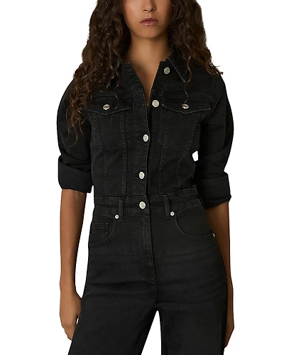Reiss Celeste Denim Jumpsuit
