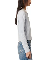 Cardigan with Jewelry Collar