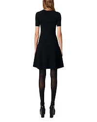 Rib Knit Short Dress